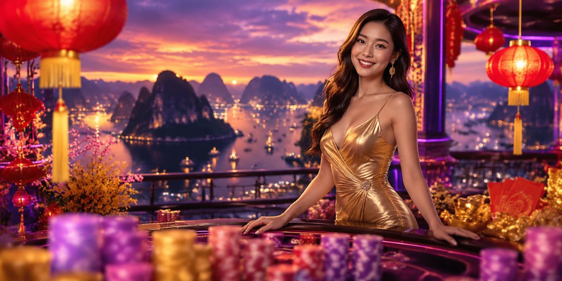 Khung cảnh vịnh Hạ Long lung linh với đèn lồng đỏ – biểu tượng trải nghiệm giải trí đặc sắc tại Việt Nam